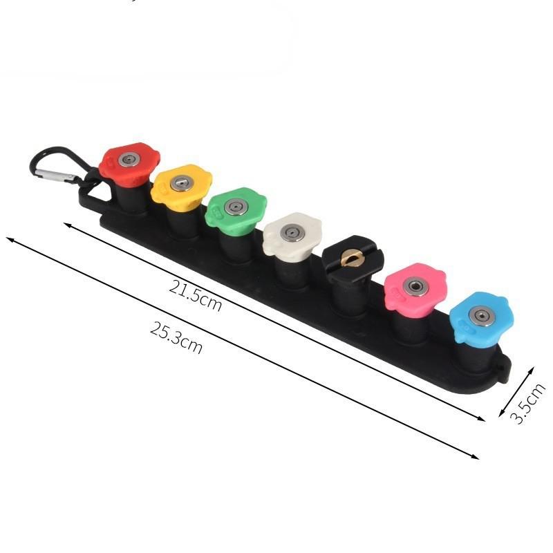 Hochdruckdüsenset: 5 Farben mit Aufbewahrungsbasis, 1/4 Schnellanschluss für Hochdruckreiniger