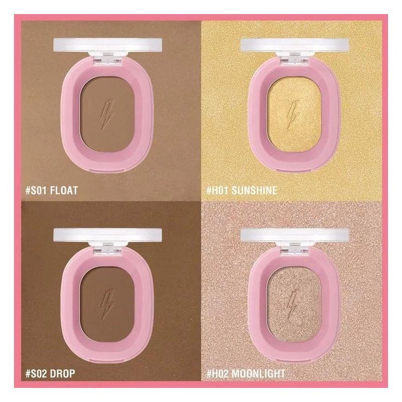 PINKFLASH - Schimmernder Highlighter & Mattes Konturpuder - 4 Farben