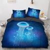 bedding set Digital Print Comfortable Duvet Cover for Home Bedroom Decoration, 1 Duvet Cover and 2pillowcase with Zippers