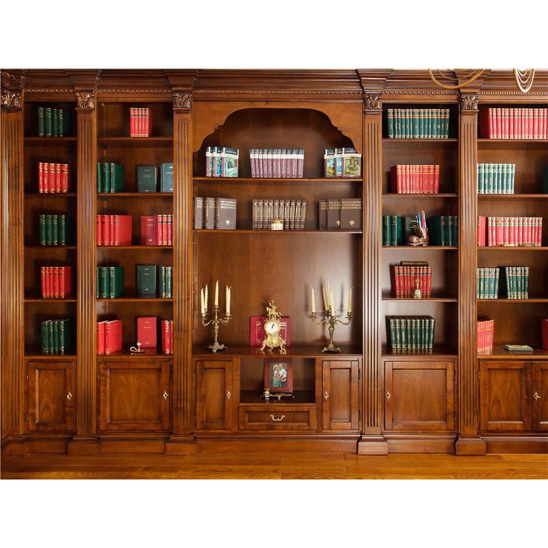 High-Definition Douyin-Moderator-Hintergrund: Bücherregal Bürodeko