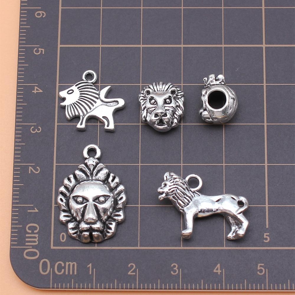 

Подвески-аксессуары для ювелирных изделий Лев по индивидуальному заказу 5 шт./компл.