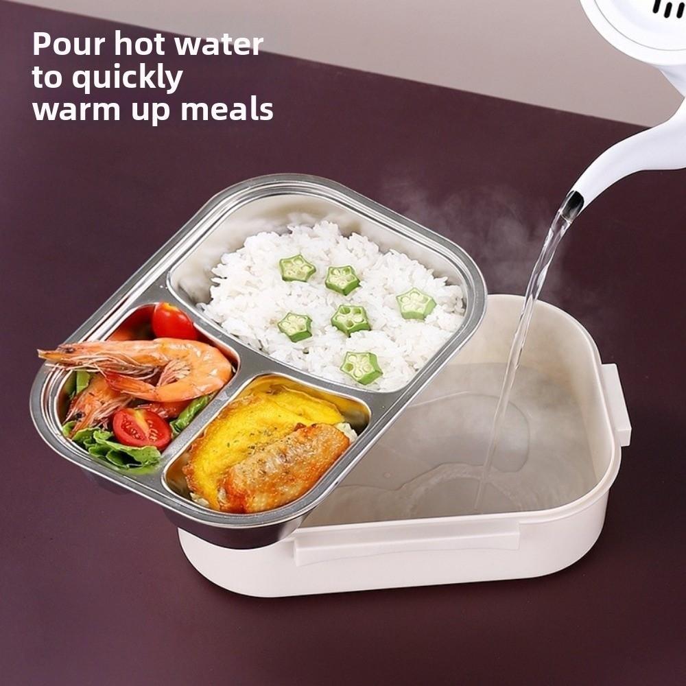 304 Stainless Steel Fresh-keeping Box Leak-proof Food Container Food Storage Box  Camping