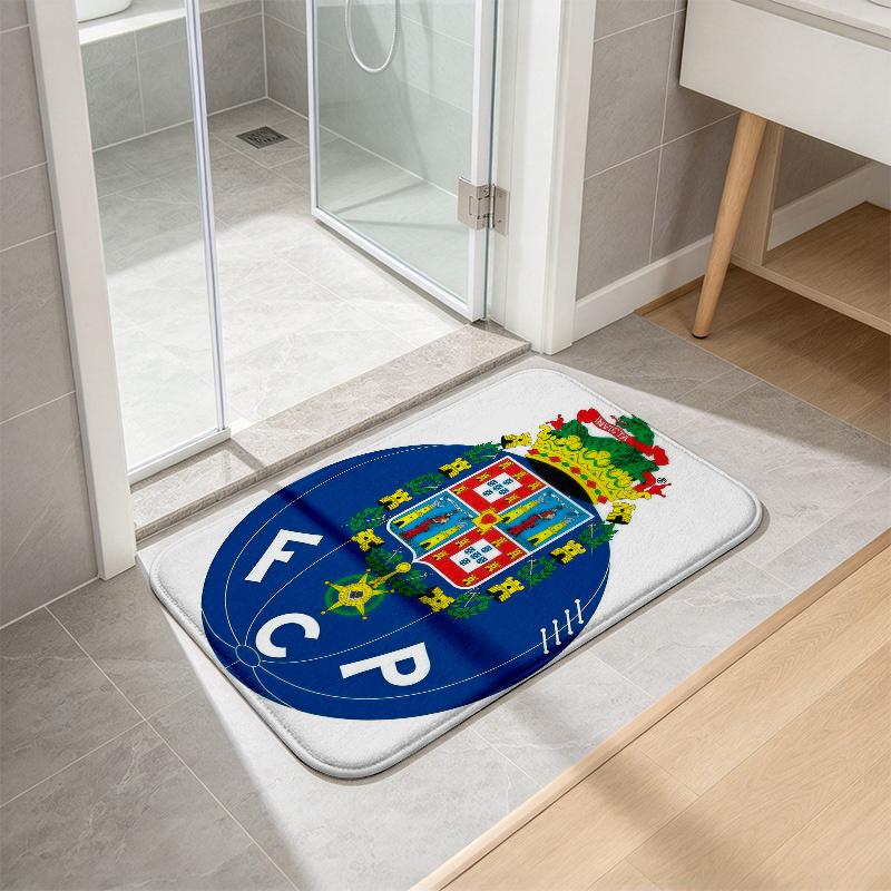 FC Porto poster Flannel Kitchen Mat Christmas Soft Area Rug Non Slip Floor Carpet Home Decoration