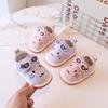 Spring and Autumn New Baby Girl Cute Cartoon Soft Sole Called Toddler Shoes Leather Surface Baby Princess Single Shoes