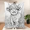 Halloween blanket Cartoon printed bear blanket Animation peripheral blanket Sofa blanket
