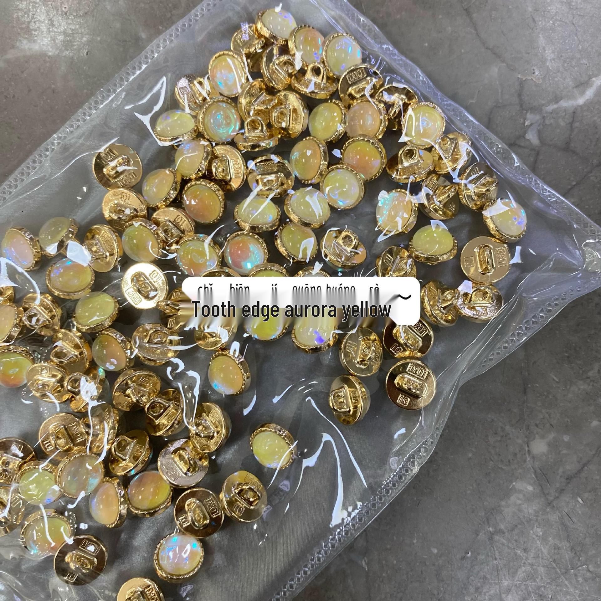 

Aurora Metal Accent Cheongsam Cardigan Buttons - Women s Sleeve & Collar Accessories