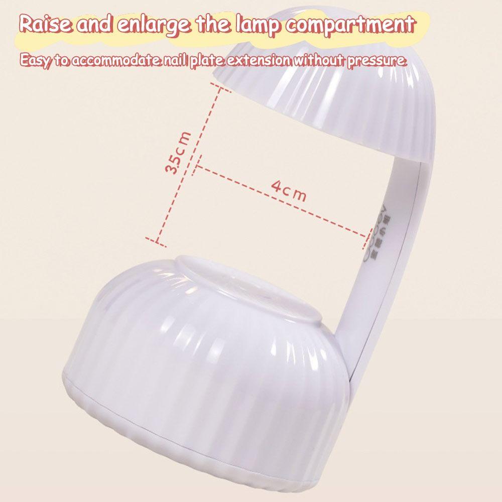 Type-C Charging Mini UV LED Nail Lamp Mushroom Shape Manicure Lamp Nail Art Tools Nail Art Tools