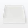 MUJI Recycled Polypropylene File Box Standard Lid with Casters, White Gray, Width 15cm NCE51A3A