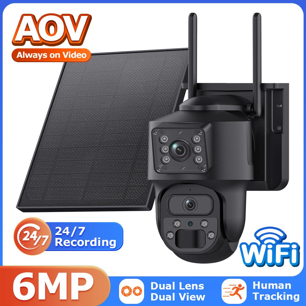 

Dual-Lens HD Solar Wireless Camera: Low-Power, 24-Hour Surveillance