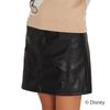7852 Mickey Mouse Embossed Faux Leather Skirt [Delsol] (LL)