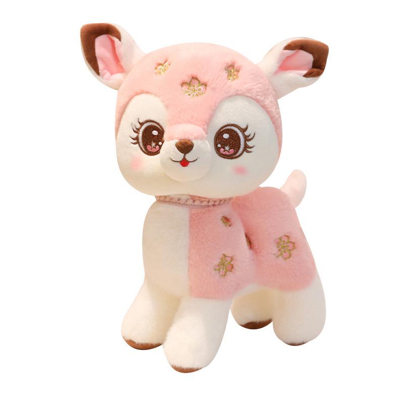 

25/33/40cm Cute Sika Deer Plush Toy Kawaii Sika Deer Plush Pendant Soft Stuffed Animal Deer Toy Birthday Gift Idea 15cm