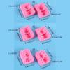 Creative Silicone Molds Shaped Cake Moulds Cartoon Biscuit Baking Pans Microwave Heat Resistant Baking Mo