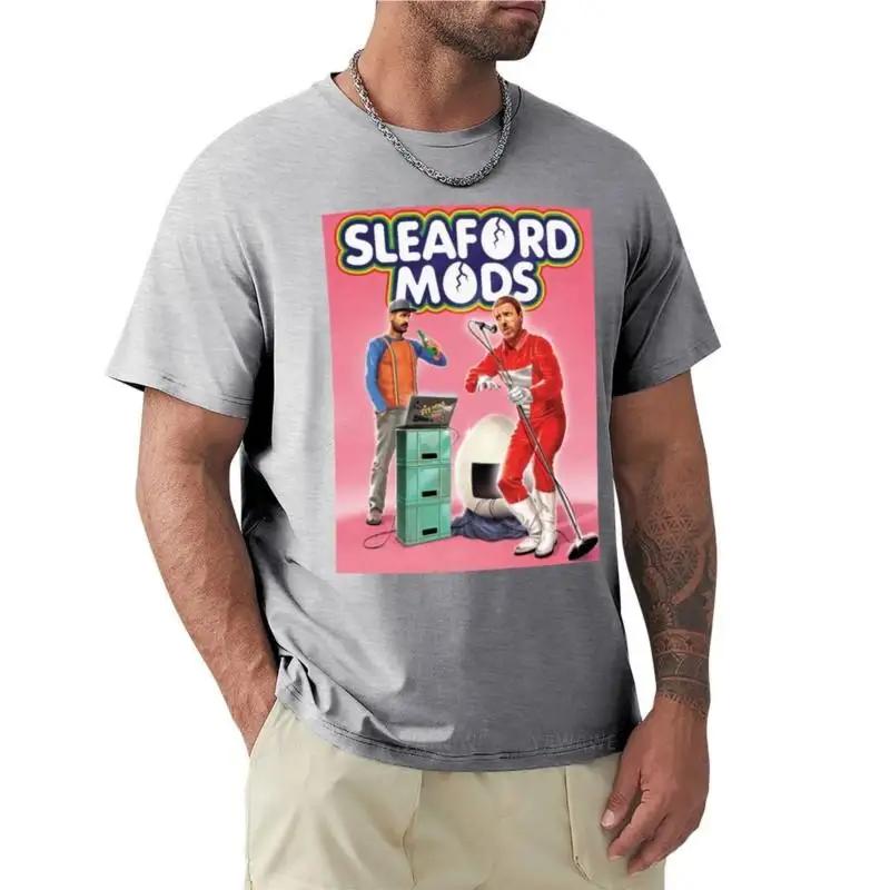 Sleaford Mods 'Mork N Mindy' T-Shirt Short T-shirt Cute Tops Blouse Mens T Shirts Pack Cotton Top Tees Mens T-shirt