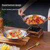 Food Grade Stainless Steel Dry Pot with Double Handles