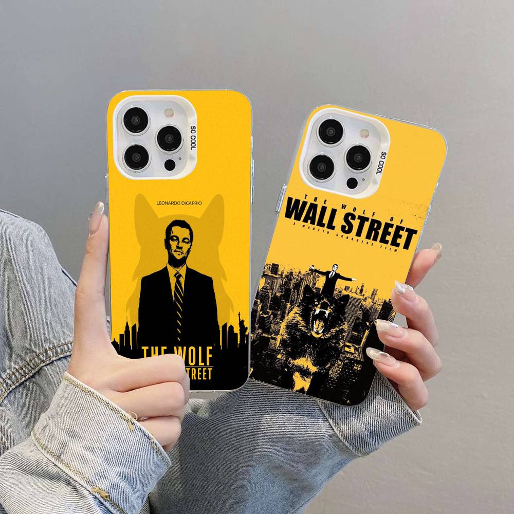 TV The W-Wolf Of W-Wall S-Street Phone Cover For IPhone 16 15 14 13 12 11 17 Pro Max Plus Color Silver Shell