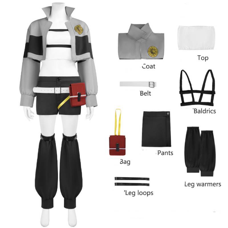 Gachiakuta Riyou Cosplay Outfit With Full