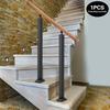29.53in Adjustable Design Stair Balusters Post with 220.5 Lbs Weight Capacity, 1pc Fence Black Handrail for Porches,Lofts,decks