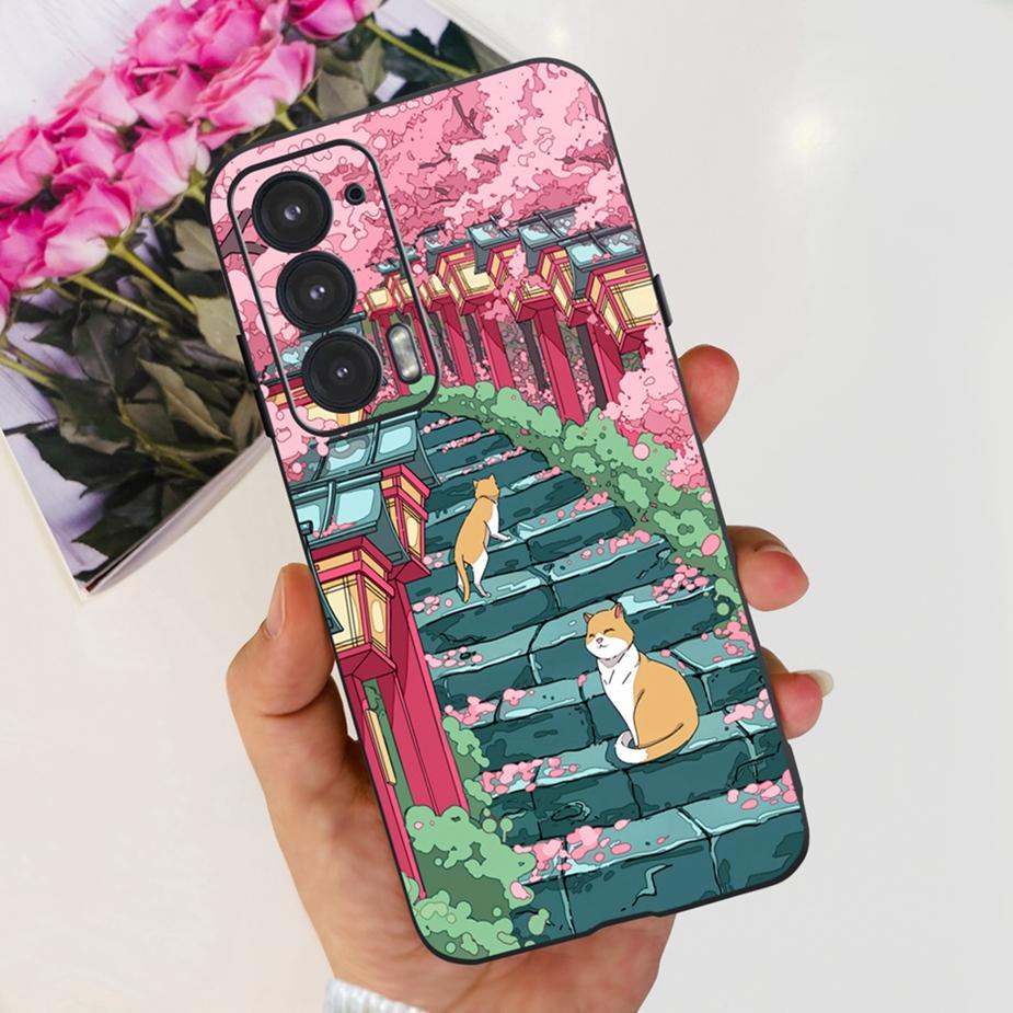 Skirta Motorola Moto Edge 20 Pro dėklas Naujas Madingas Dažytas Dangtelis Minkštas Silikoninis Telefono Dėklas Skirta Motorola Edge 20 Lite Edge20 Pro Korpusas