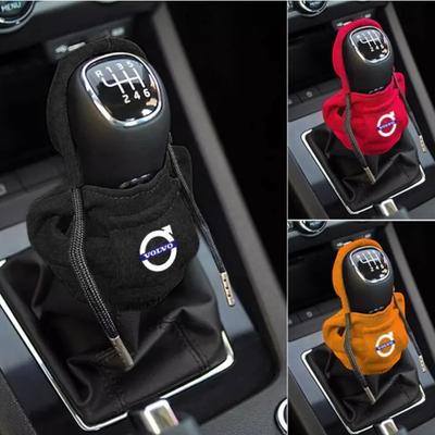Sudadera con Logo de Coche Palanca de Cambios Cubierta Palanca de Cambios Sudadera para Rdesign AWD C30 C70 S40 S60 S70 S90 T6 AWD C30