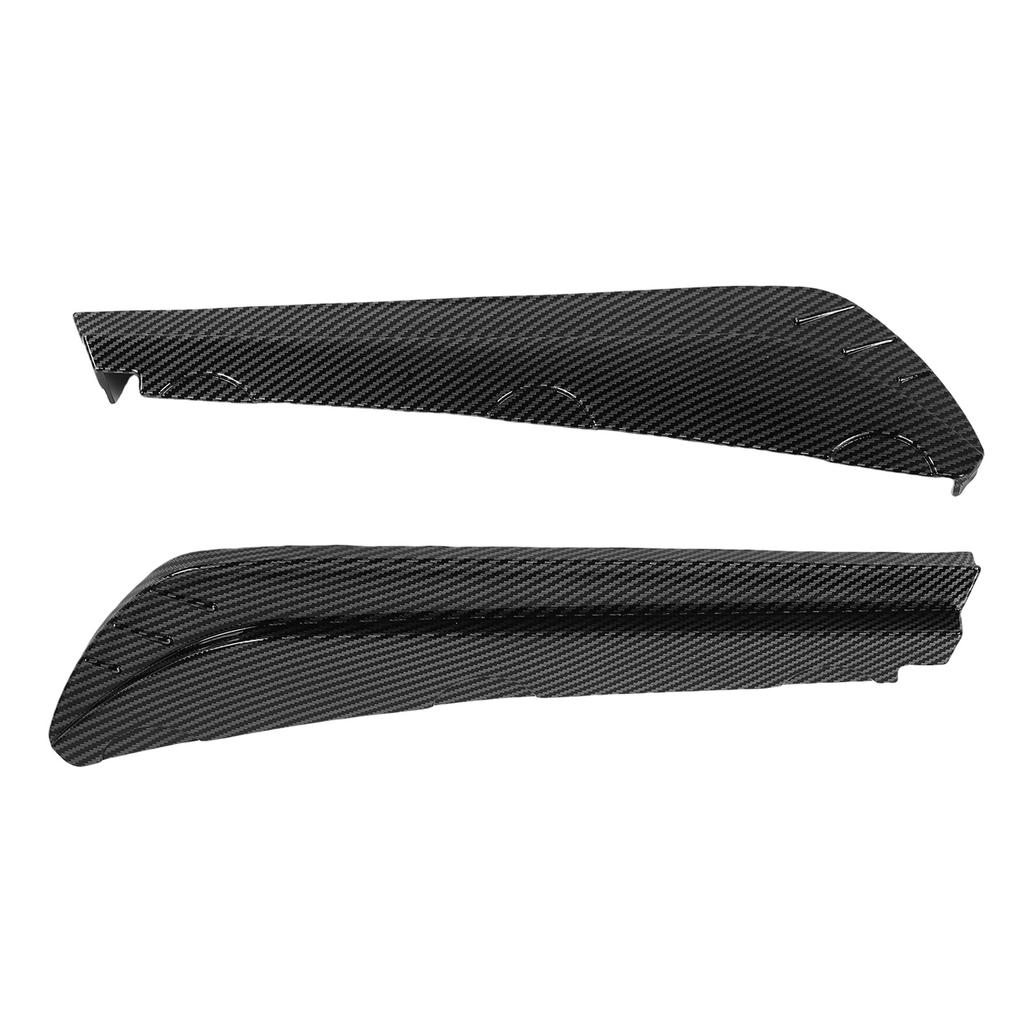 2PCS Rear Bumper Lip Splitter Canard Protector Left Right Side 40cm Anti Collision Rear Bumper Diffuser Spoiler