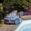 GRE - Robot à Batterie Rechargeable et sans fil, pour piscines Hors-Sol et enterrées Jusqu’à 12 x 5 m