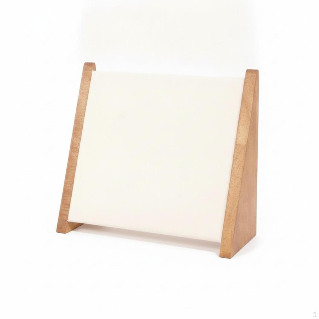 Necklace Display Stand Slanted Design Wooden Padded Panel