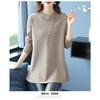 Mid-length Loose Mother's Knitted Bottoming New Top Middle-aged Autumn Winter Chinese Style Sweater