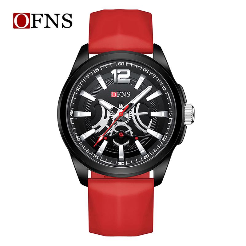 Oufannishi Men s Classic Waterproof Quartz Watch with Bar Index Dial