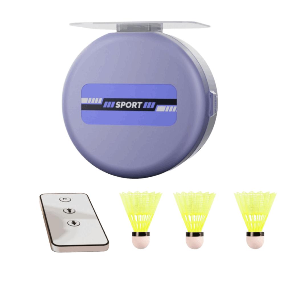 8pcs Ceiling Mounted Badminton Rebound Trainer Badminton Training Aid Home Practice
