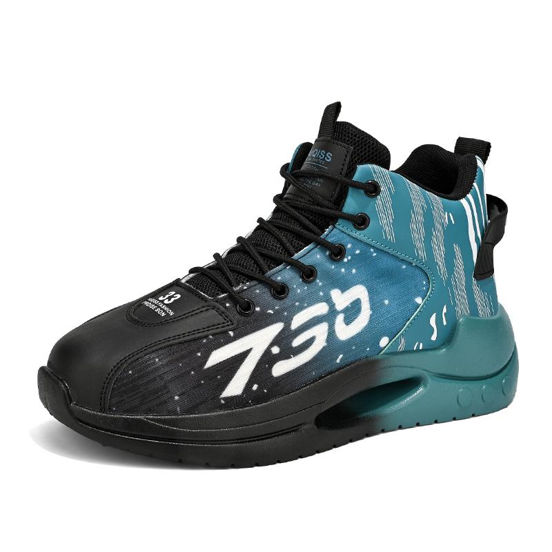 

Tide Trend Мужские и женские высокие кроссовки Баскетбольные ботинки Теннисные спортивные кроссовки Кроссовки для бега для молодых пар 45