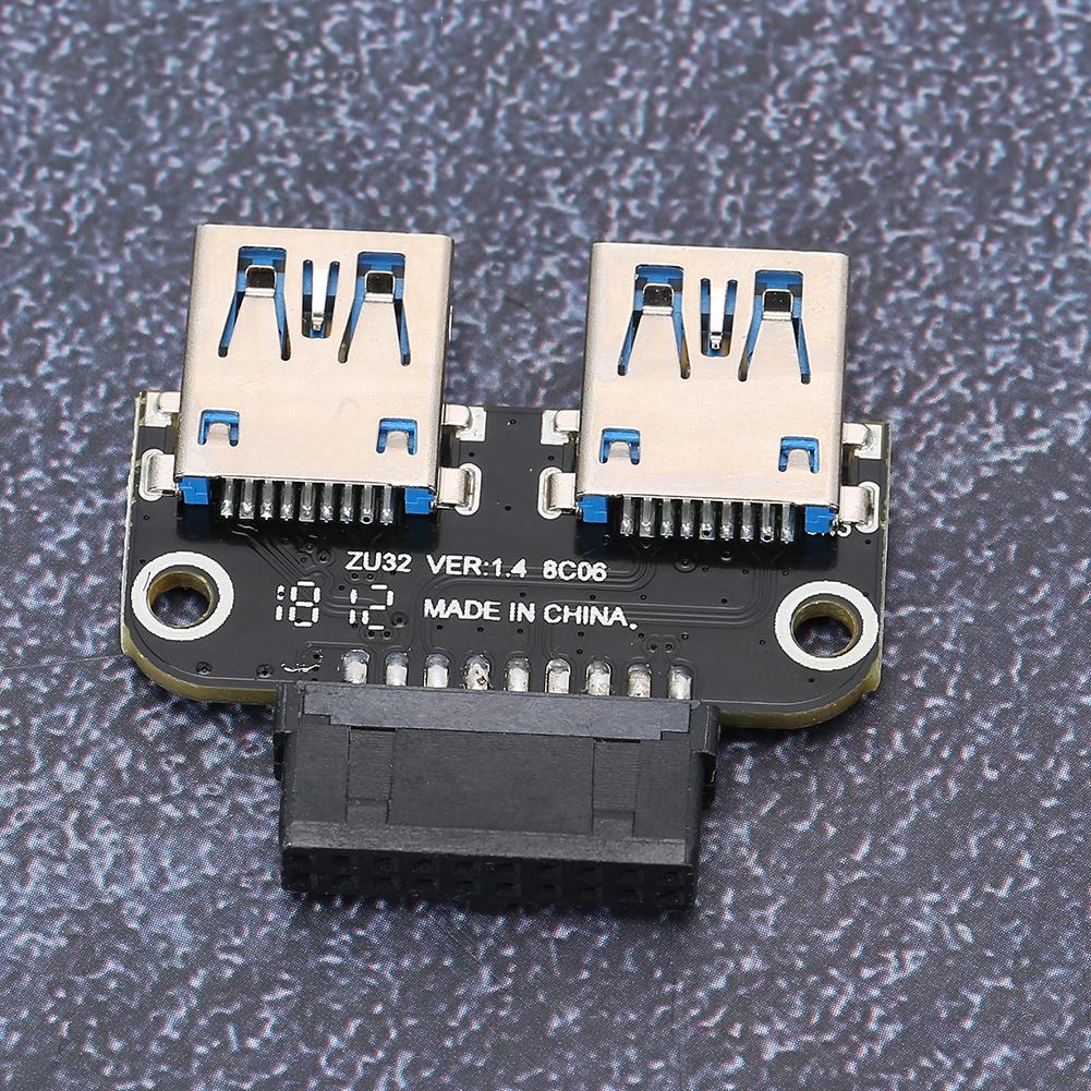Integrovaný USB3.0 na USB Samice 19PIN 20PIN na USB Samice USB Prodlužovací Adaptér