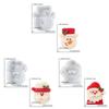 DIY Christmas Ornament Mold Multi-purpose Epoxy Resin Plaster Mold Candle Wax Mold  Gift Making