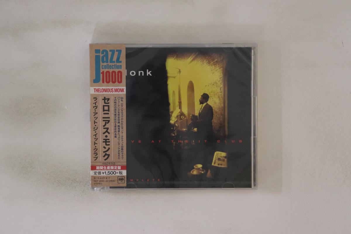 

CD THELONIOUS MONK - Live At It Club SICP424950 SONY 2014 Japan Obi Jazz Used