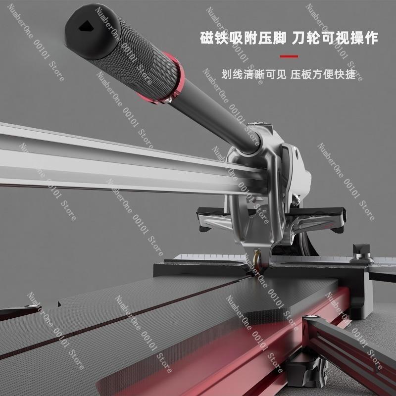 Manual Single-Track Tile Cutter,High-Precision Floor Tile and Wall Tile Push Cutting Tool,Stable Base Design,Suitable