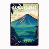 Arenal Volcano National Park In Costa Rica Poster Metal Plaque Club Home Bar Cave Classic Plaques Tin Sign Room Wall Decor