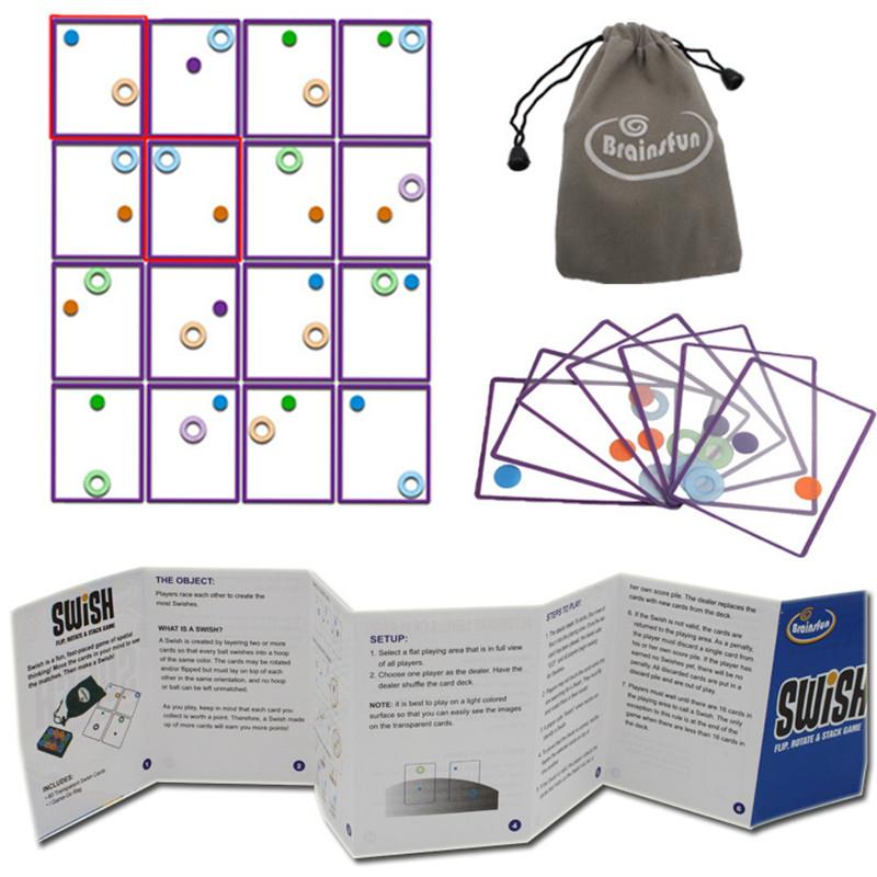 Children Folding Shadow Heavy Table Game Space Logic Thinking Training Parent Child Interaction Exercise Chess and Card Toys