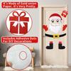 Removable Window Static Stickers Non-woven New Year Stickers New Christmas Door Stickers  Christmas