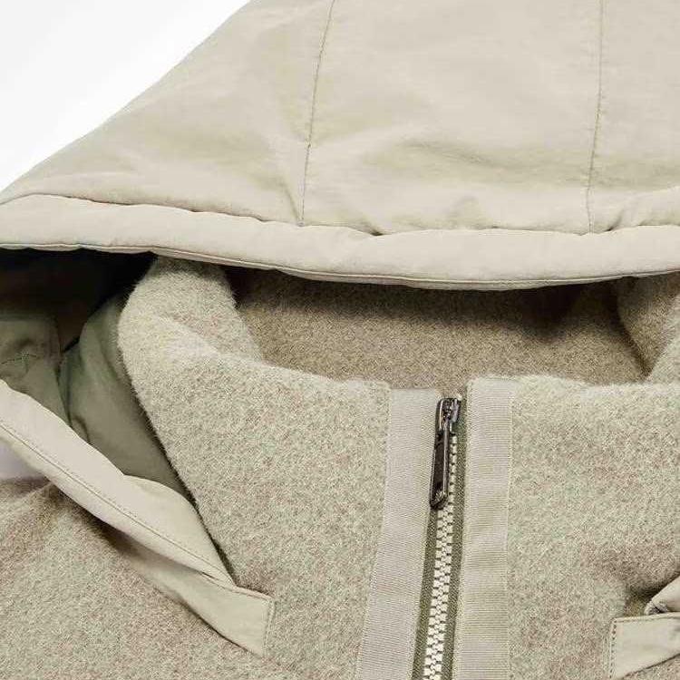 PUMA Down Jackets Unisex Ice Coffee Hooded Moderate 633498-55