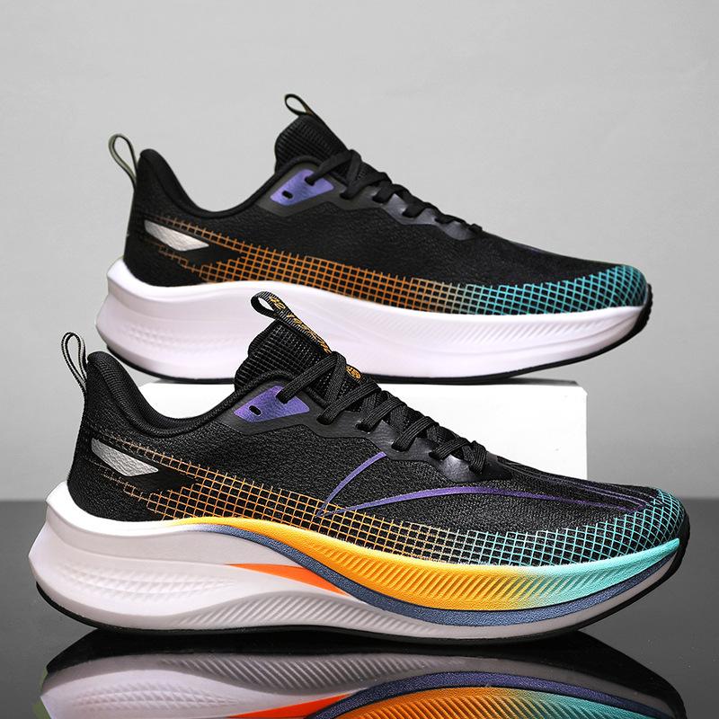 7Pro Running Shoes Men's Carbon Board Professional Racing Sports Training Sports Running Shoes Shock Absorption 34-44 Size 8