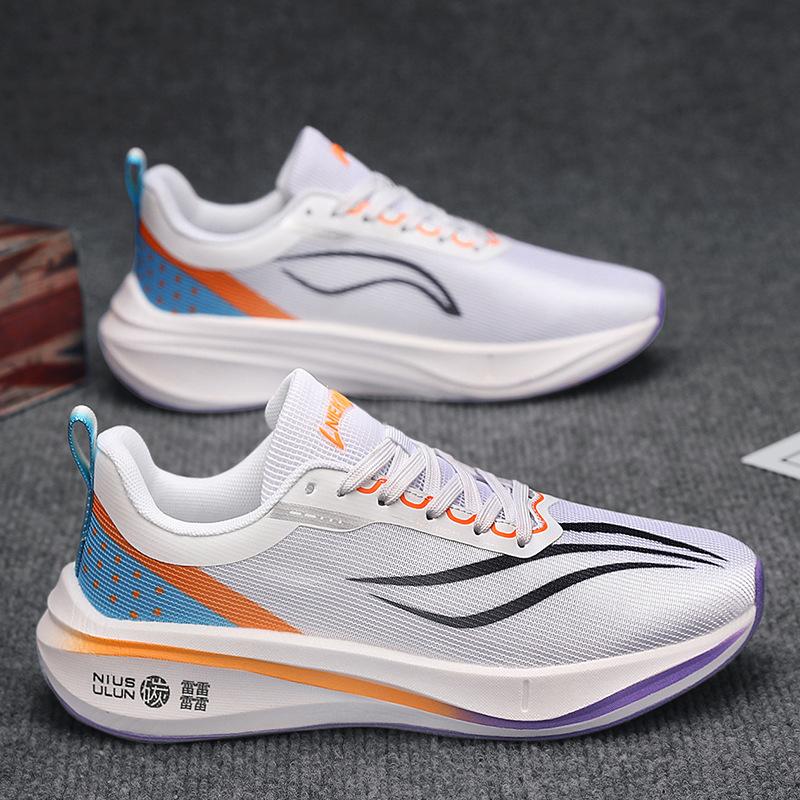 Versatile Summer New Marathon Running Shoes Couple Breathable Running Shoes Non-slip Men's and Women's Casual Sports Shoes