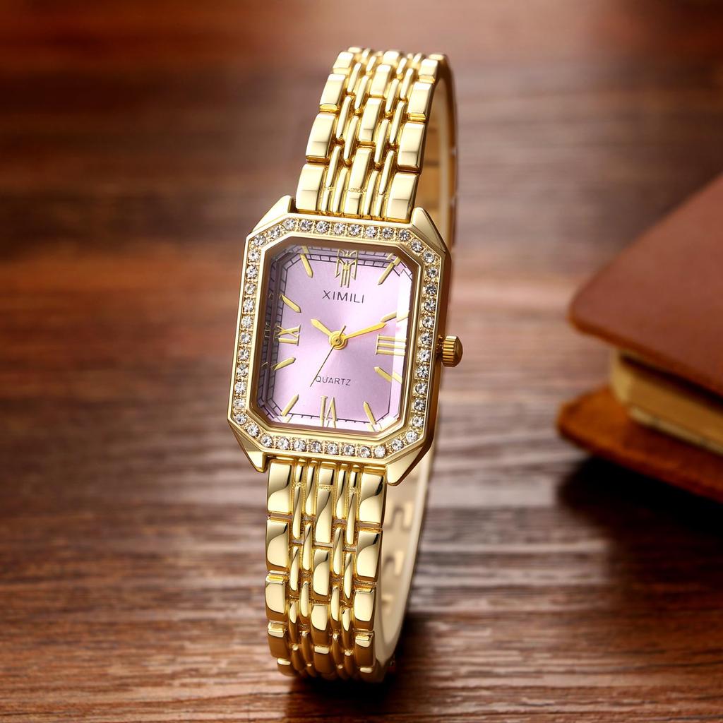 Women's Square Watch Bracelet Silver Analog Display Waterproof Fashion Quartz Accessory - Birthday Anniversary Mother's Day Christmas Valentine's