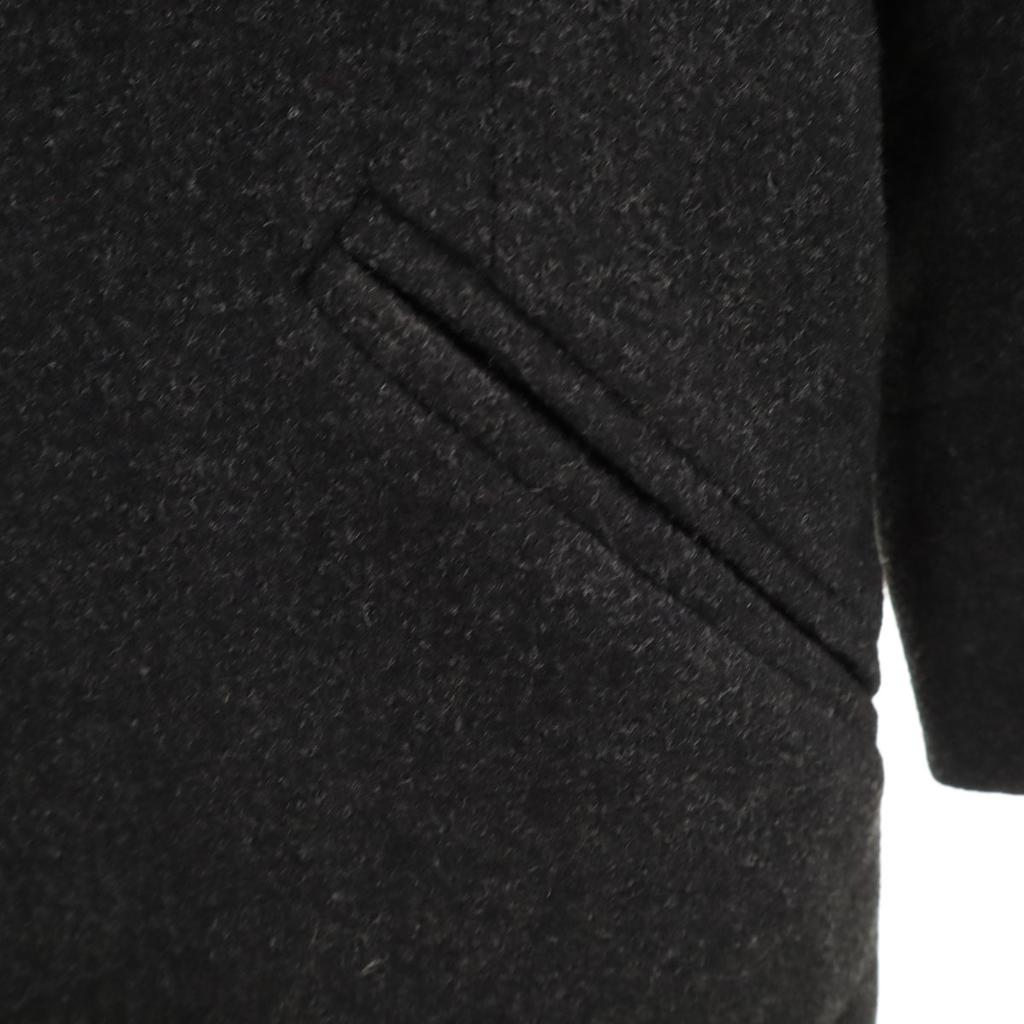 Schönheitsprodukte HERMES Hergestellt in Frankreich Wollmantel 38 grau Damen Gebraucht