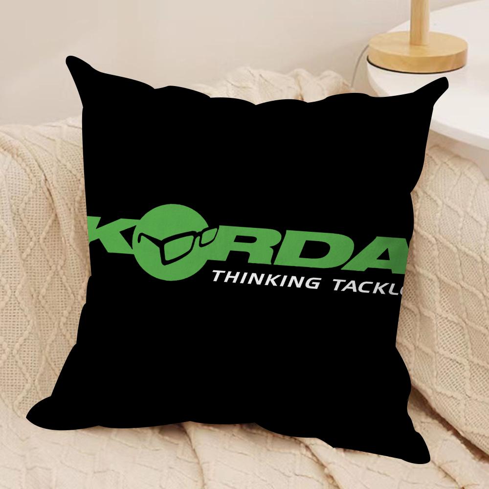 

KKordaS Fishing Print Cushion Cover Soft Plush Throw Pillow Cover DoubleSided Printed Cushion Case Cozy Sofa Home Decor 30x30cm