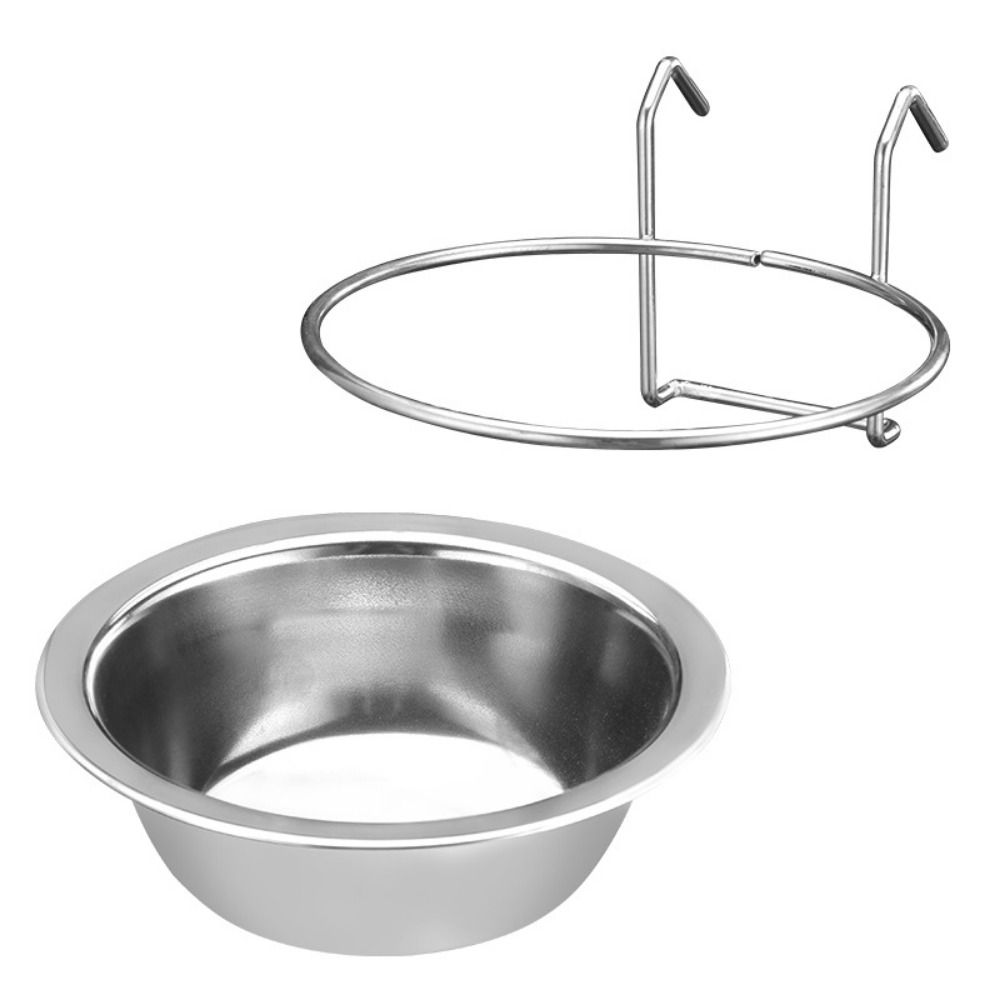 with Clamp Hanging Removable Parrot Cage Bowl Parrot Food Bowl Bird Feeding Cup Pet Drinking Feeder