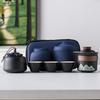 Light Luxury Hand-painted One Pot Three Cups High-end Travel Tea Set Portable Set Teapot Teacup Business Commemorative Gift