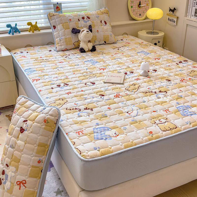 New Products for The Beginning of School Season: Fitted Sheet, Mattress Protector, Student Dormitory, Non-slip, Non-shifting, Machine Washable