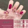 Waterproof Long-Lasting No-Bake 3D Gel Nail Stickers - Removable & Wearable Full-Cover Nail Polish Patches for Women