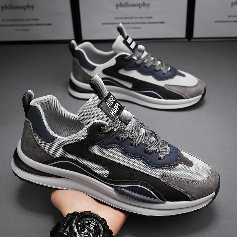 Labor Insurance Autumn Mesh Breathable Work Shoes Casual Platform Forrest Gump Sports Shoes