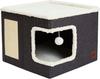 Foldable All-Season Cat and Dog Bed with Scratching Board