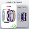 Boett i aluminiumlegering för Apple Watch Ultra 3/2 49mm serie 11 10 9 8 7 6 se TPU Stötfångare+Metallram för iWatch 46/42/45/44/41/40mm